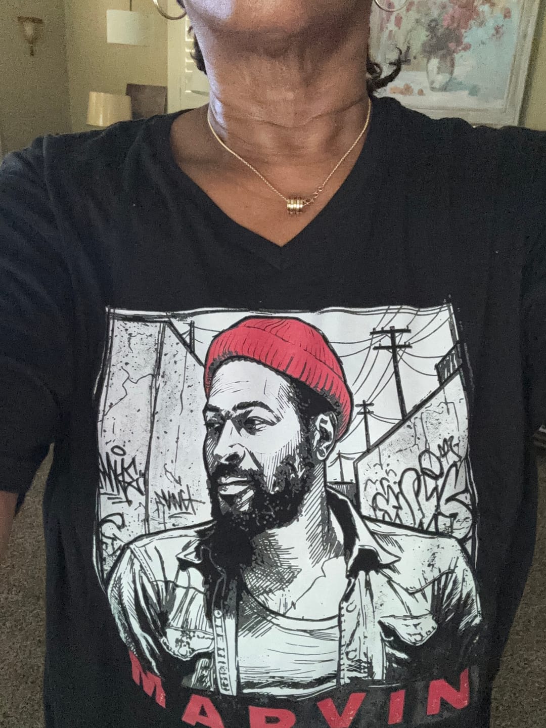 Customer photo review of Marvin (Distressed Design)