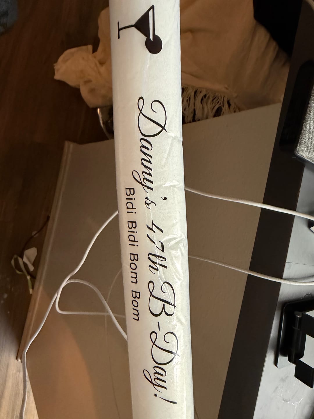 Customer photo review of Custom-Made Glow Sticks