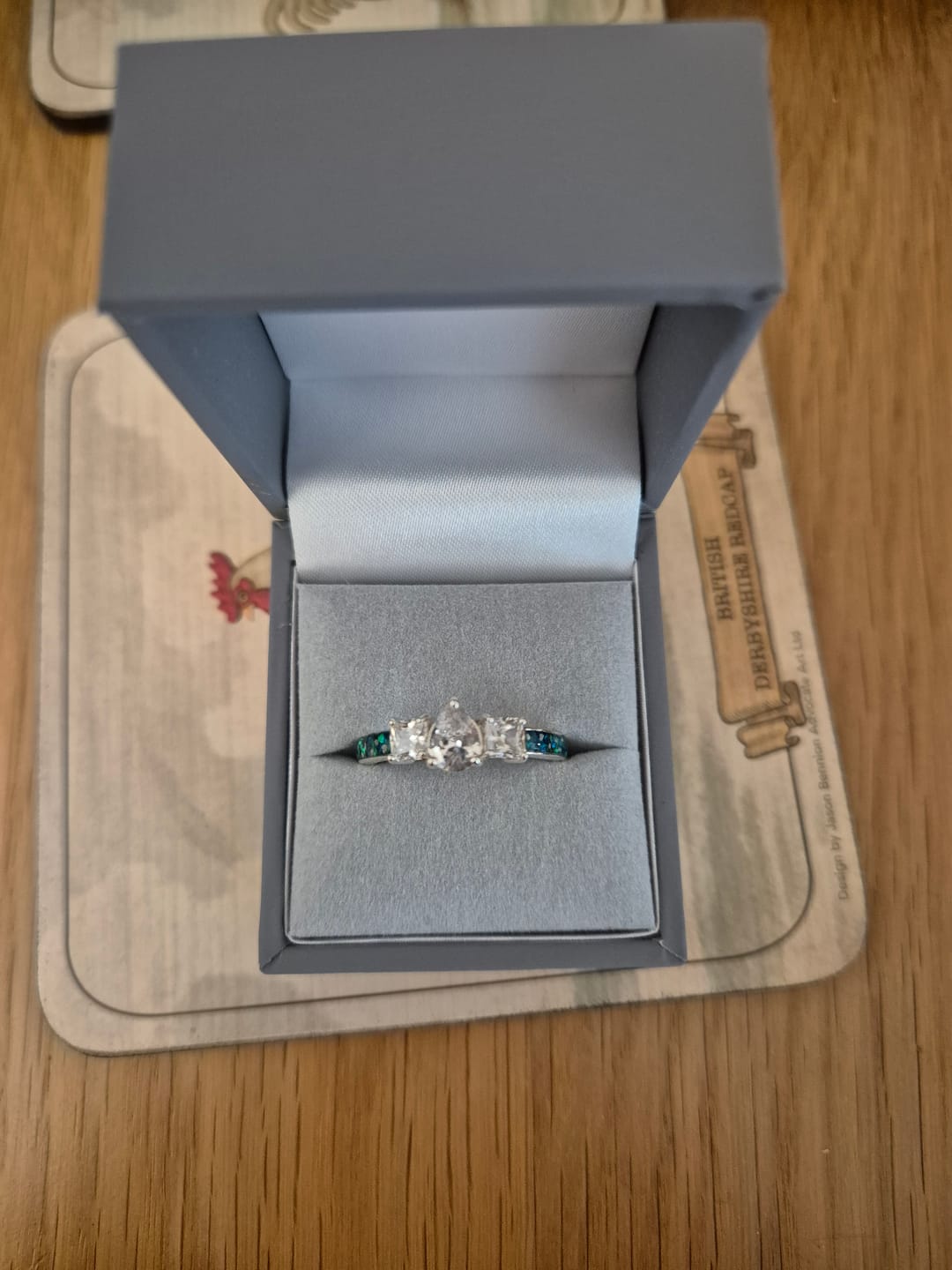 Customer photo review of Princess Cassandra Ring, suitable for 2 sets of ashes.