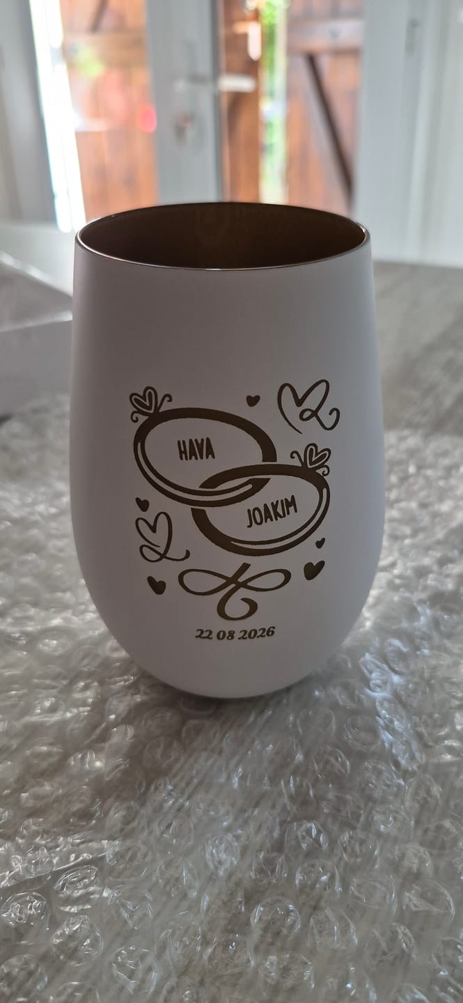 Customer photo review of Deux cœurs - Couple-Photophore