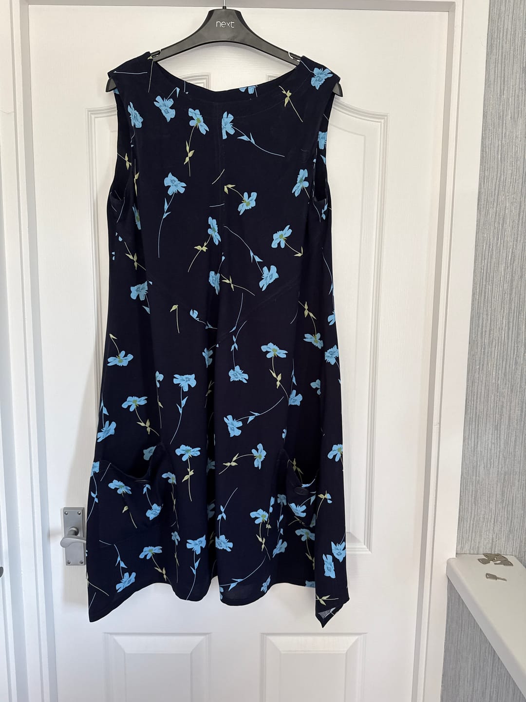 Customer photo review of Falling Flowers Viscose Challis Fabric