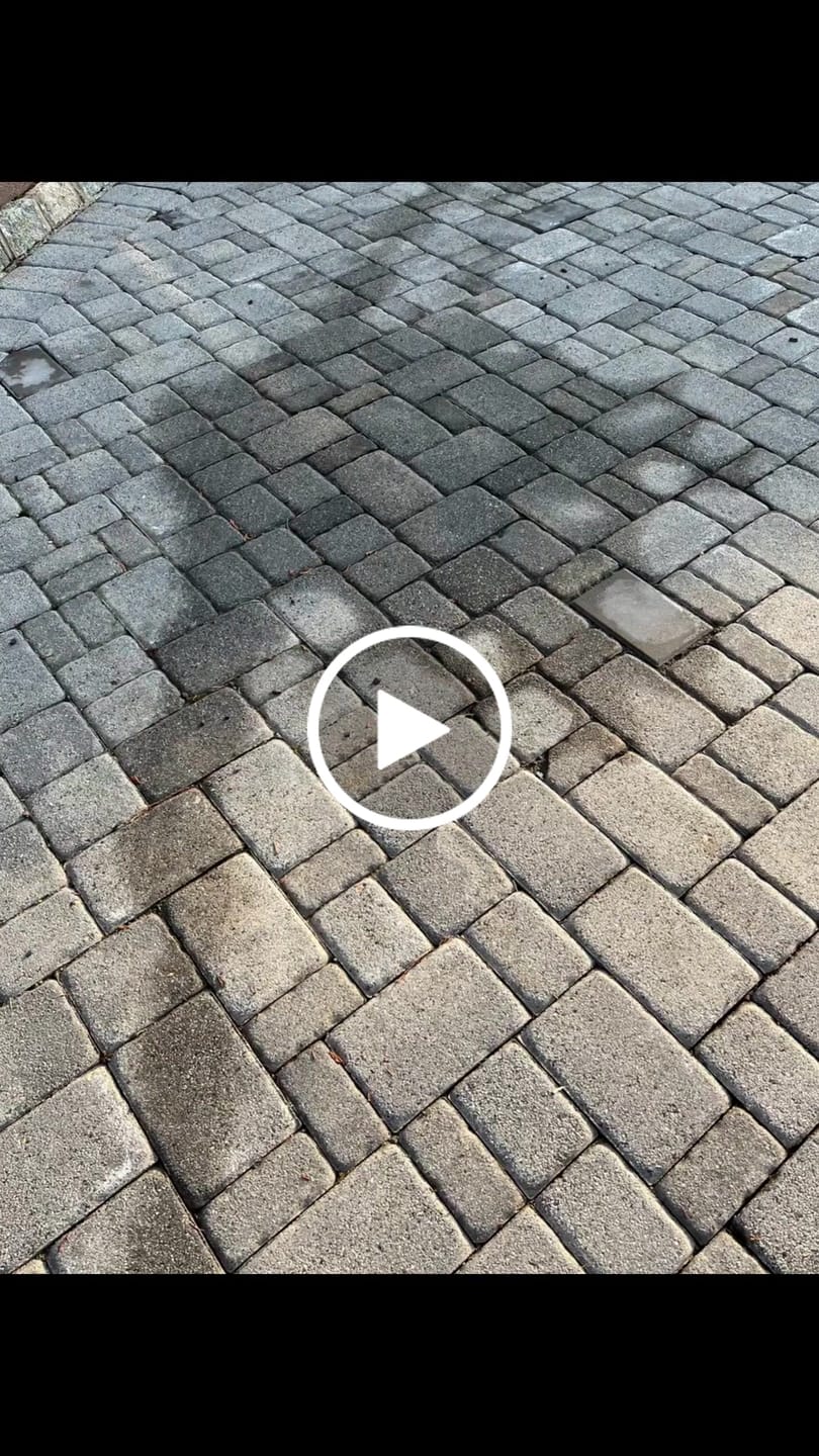 Customer video review of CHOMP! Pull it Out Concrete Oil Stain Remover Bundle