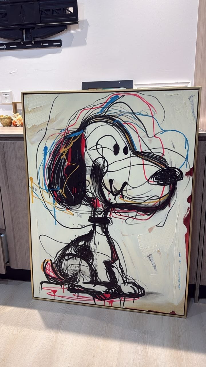 Customer photo review of Vibe - Abstract Graffiti Wall Art
