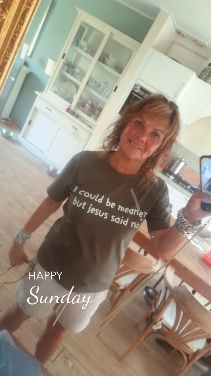 Customer photo review of I Could Be Meaner Tee