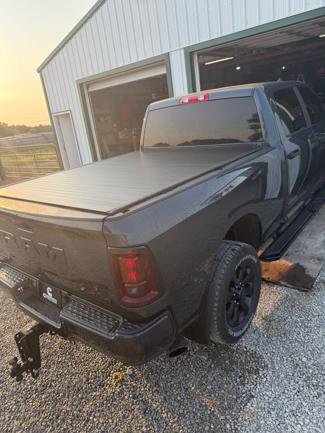 Customer photo review of Rough Country 50309650 Hard Roll Up Bed Cover | 6'4" Bed | Ram 1500 (09-18)/2500 (09-26)