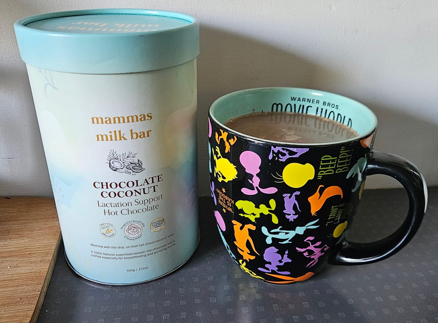 Customer photo review of Lactation Hot Chocolate - Coconut Chocolate