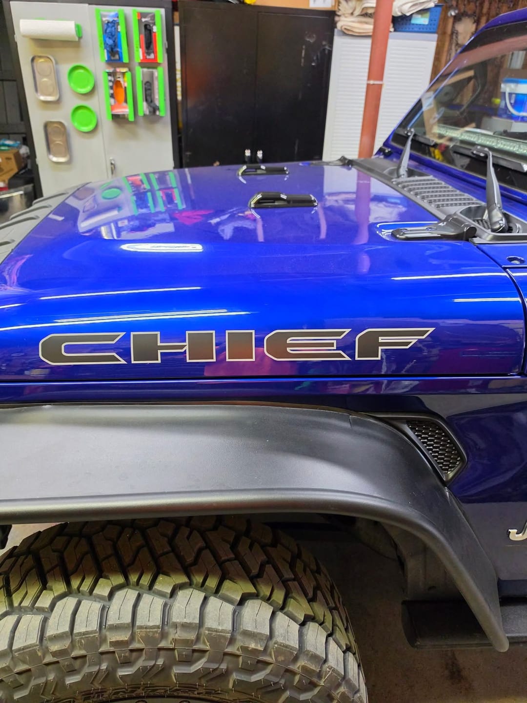Customer photo review of Hood Lettering | Set of 2