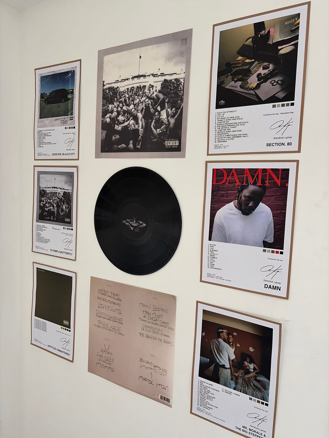 Customer photo review of CUSTOM VINYL RECORD - WALL DECOR