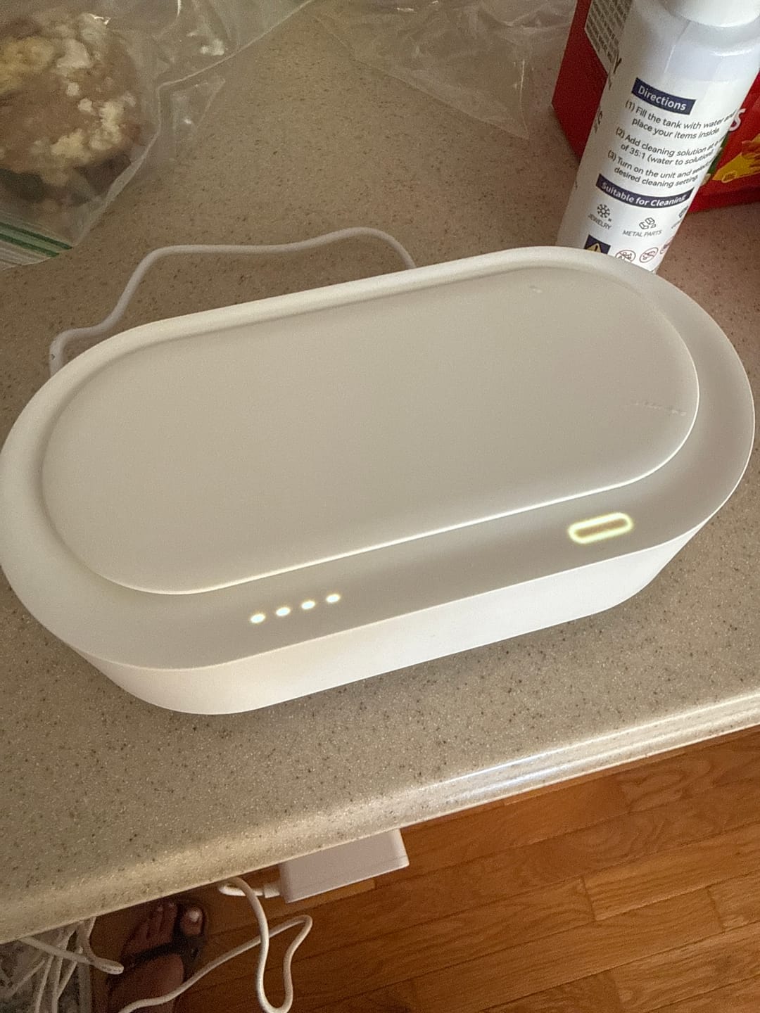 Customer photo review of akua sonic cleaner
