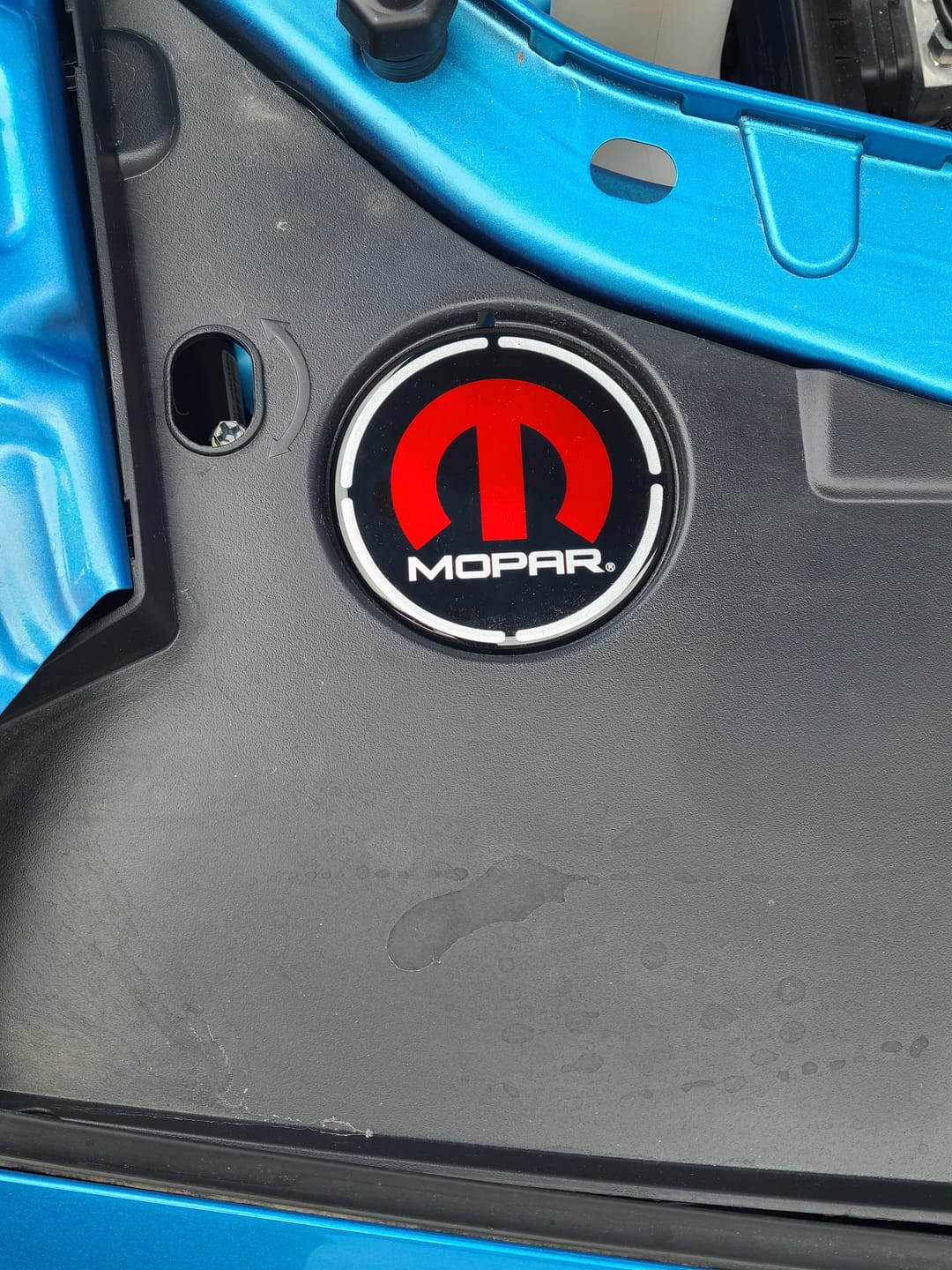 Customer photo review of "Mopar" Engine Bay Cup Holder Inlay