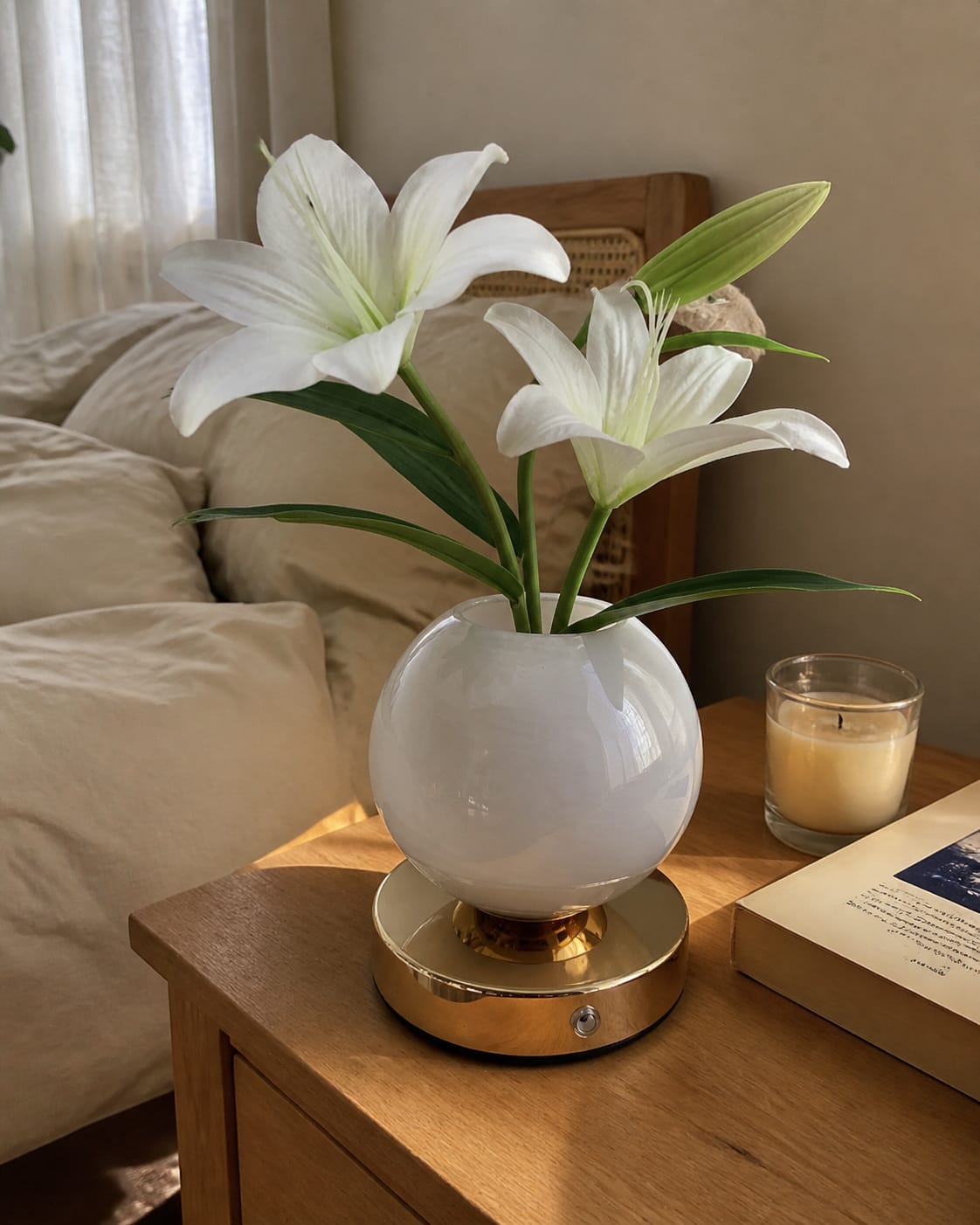 Customer photo review of Lily Bloom Lamp