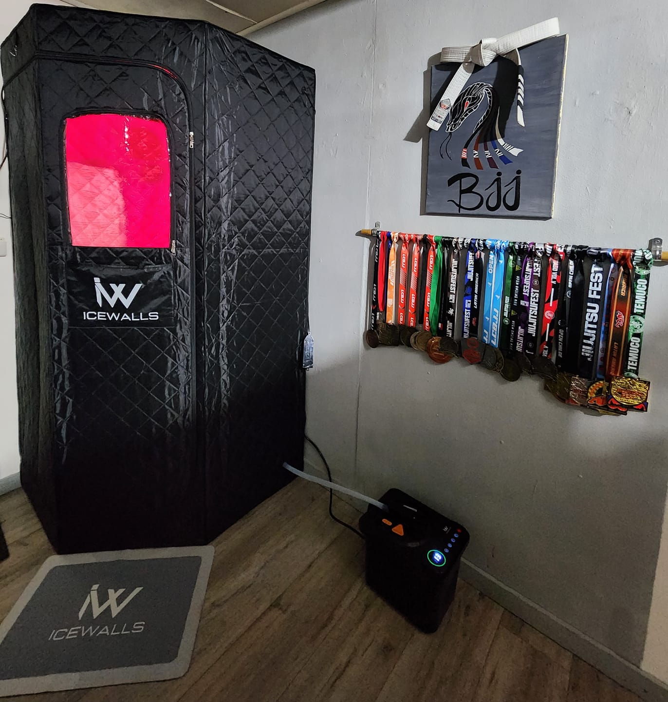Customer photo review of Sauna Portátil 3.0 + Tina de Hielo Pro