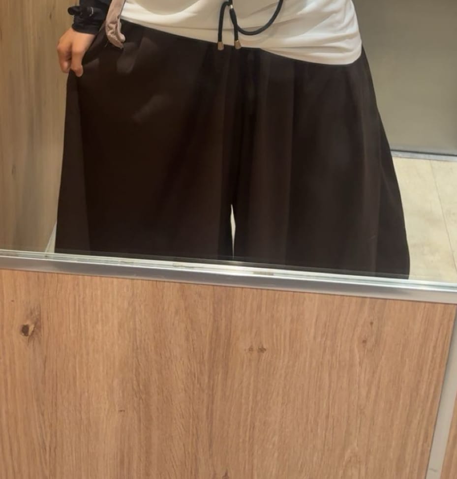 Customer photo review of Pantalon palazzo femme en lin "FREEDOM FIT" - OUMMI BASICS