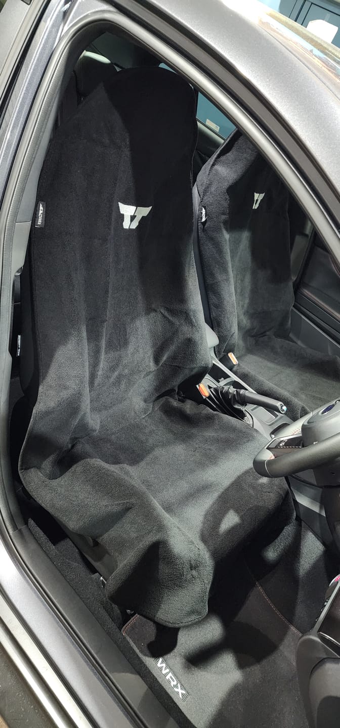 Customer photo review of Waterproof Car Towel Seat Cover