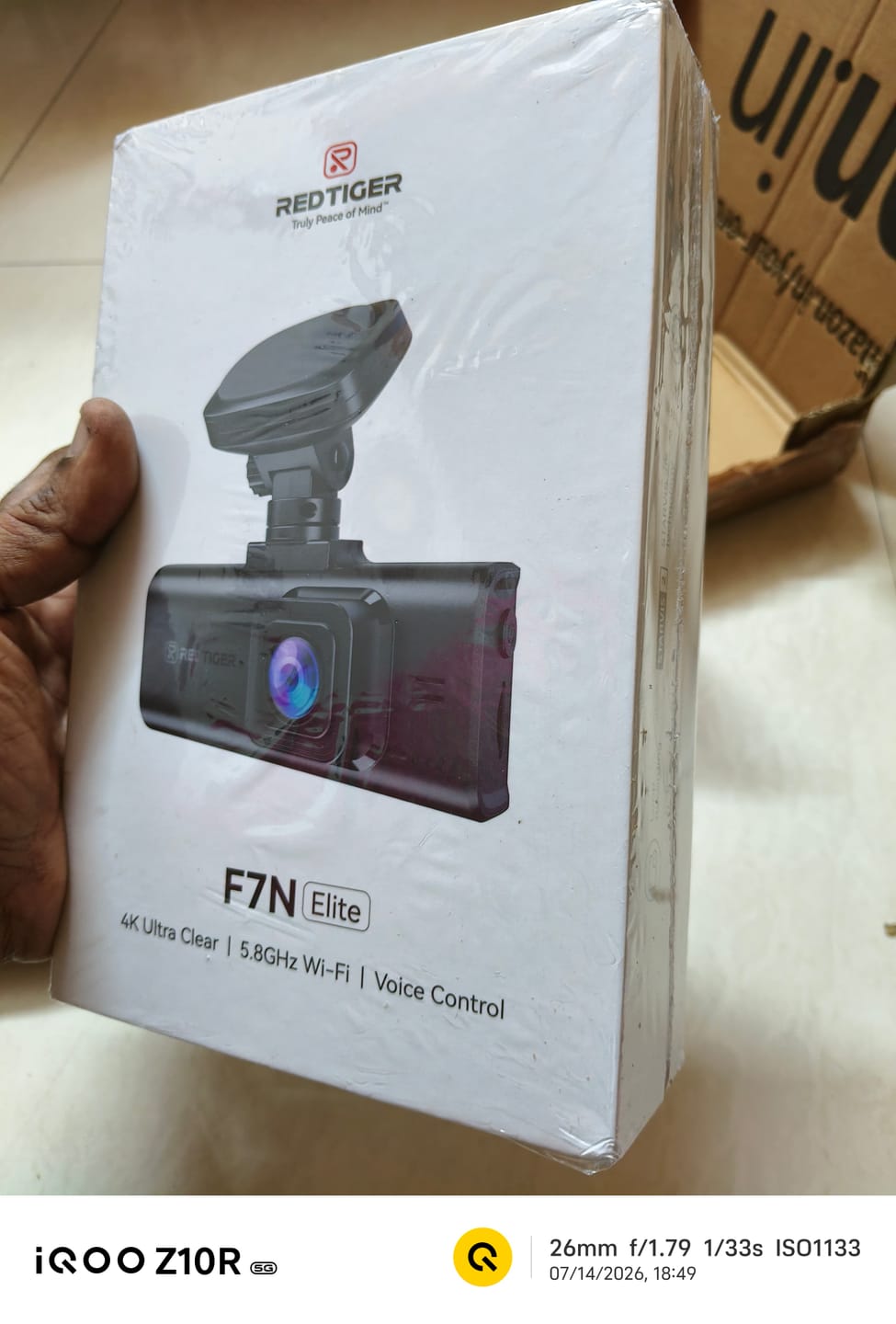 Customer photo review of REDTIGER F7N Elite STARVIS 2 4K HDR Front and 1080p Rear Dash Cam F7N Elite