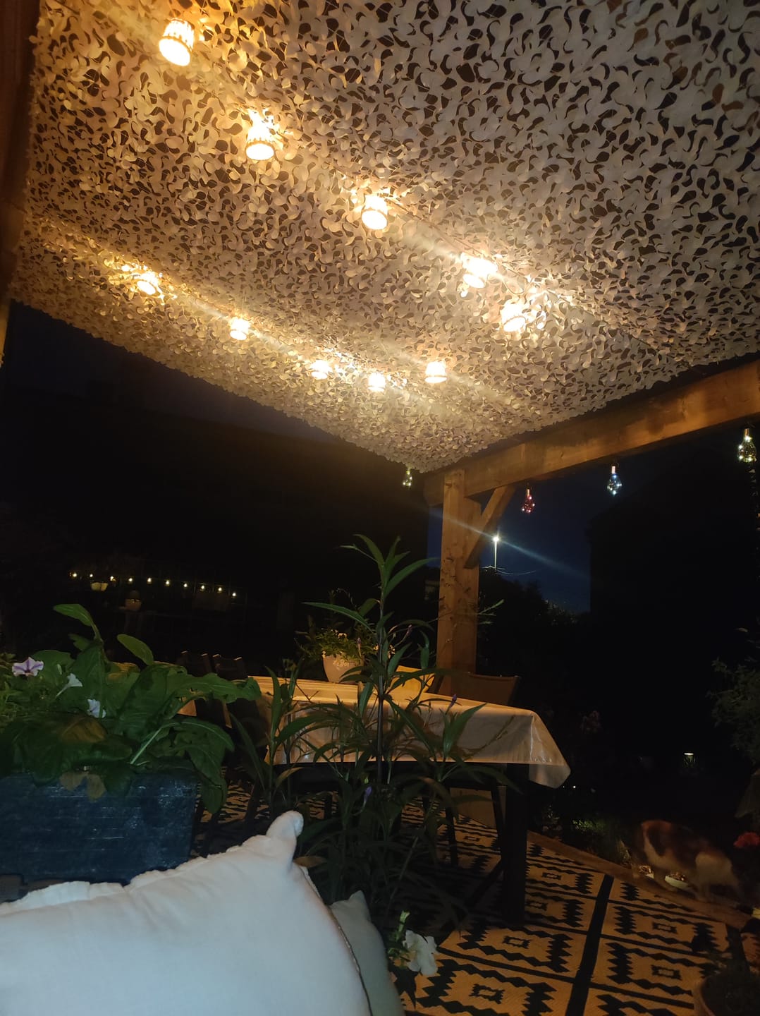 Customer photo review of Filet de camouflage renforcé câble acier