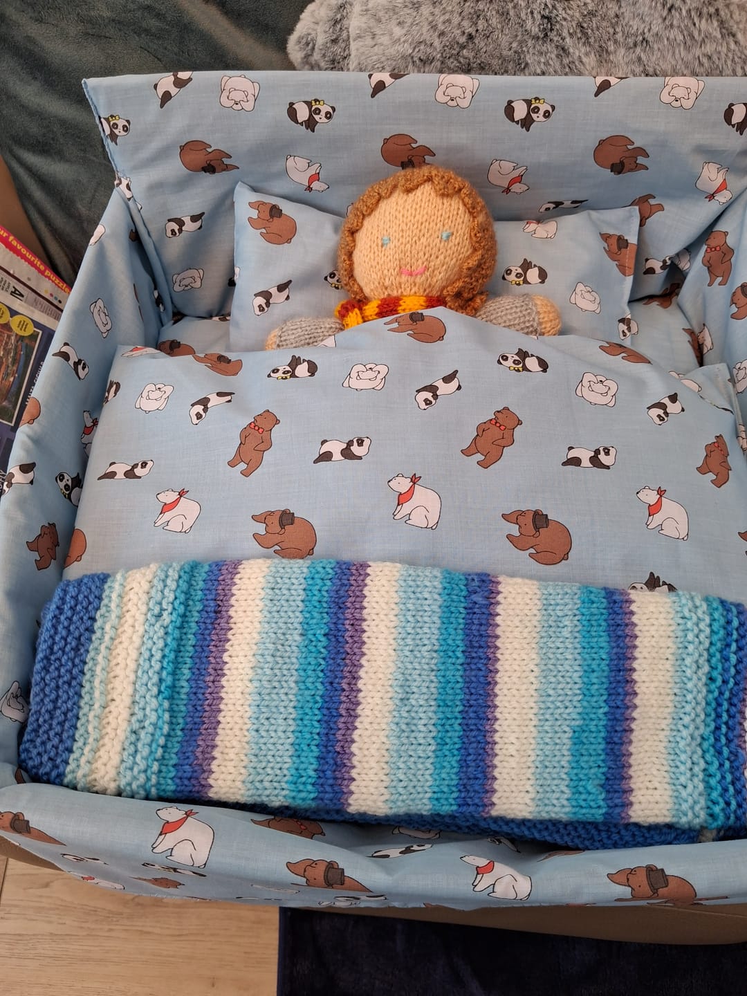 Customer photo review of Bear and Panda Polycotton Fabric