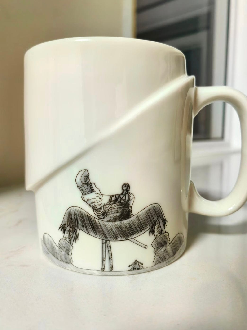 Customer photo review of Shishi Sonson Zoro Sliced In Half Mug