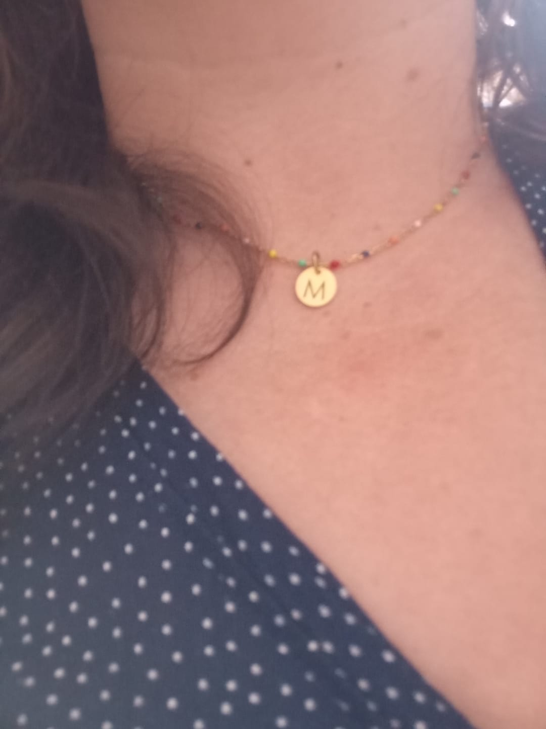 Customer photo review of Collar Letras ABC