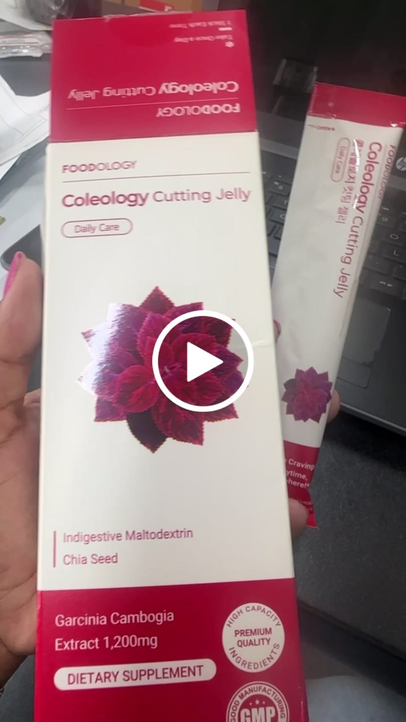 Customer video review of FOODOLOGY - Coleology Cutting Jelly 10 PCS | Suplemento