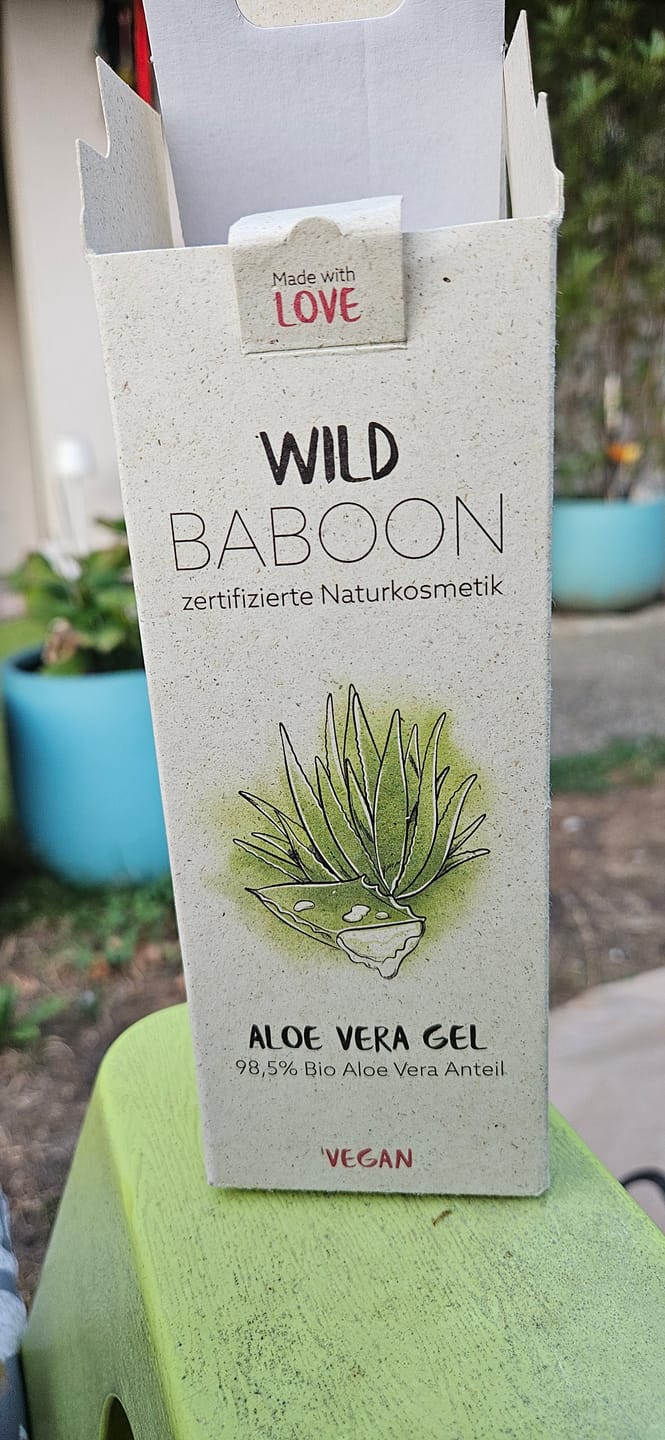 Customer photo review of Bio Aloe Vera Gel - Feuchtigkeit und Regeneration für Haut und Haar - 245ml