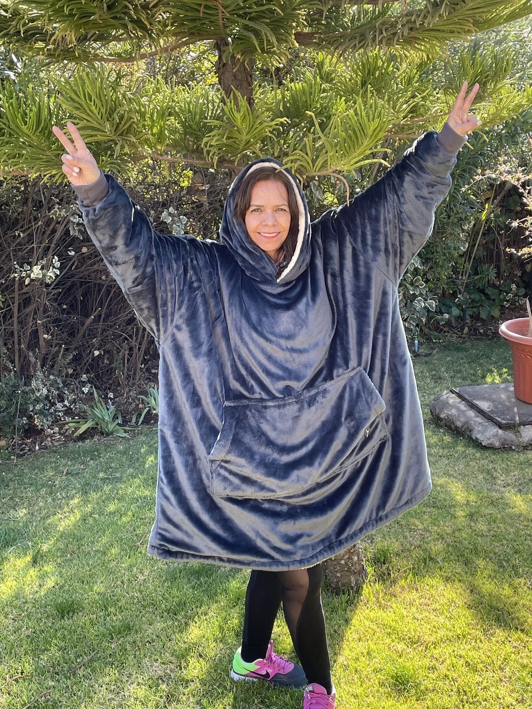 Customer photo review of Abrigo Oversize - Dolly Marengo Unisex