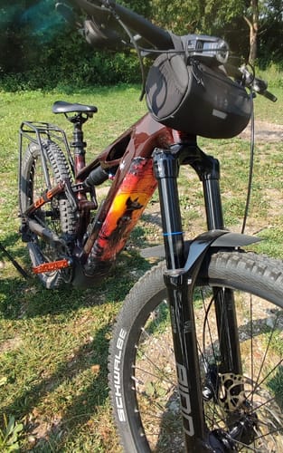 Customer photo review of Anubis -  Akku Abdeckung Cover Universal / Schutzfolie / für alle E-Bikes