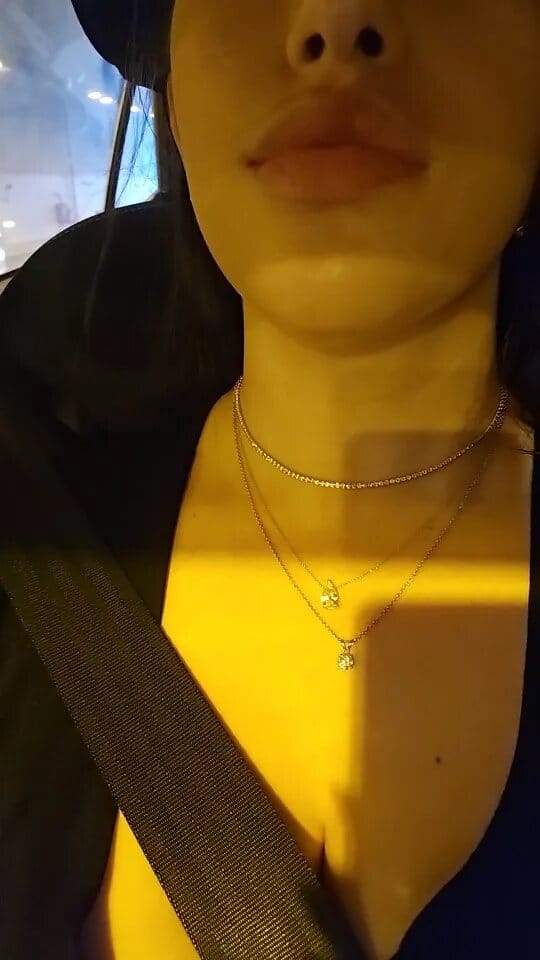 Customer photo review of Monaco Tennis Choker Necklace