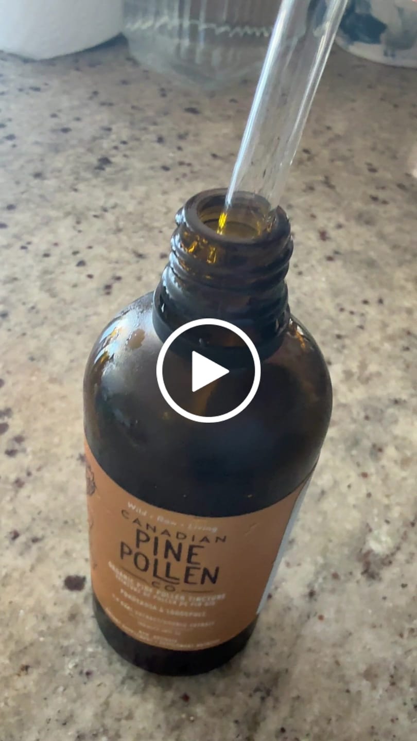 Customer video review of Certified Organic Potency Pine Pollen | 500mg Pine Pollen Per 2 ML of Extract