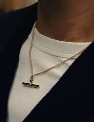 Customer photo review of Bar diamanté necklace