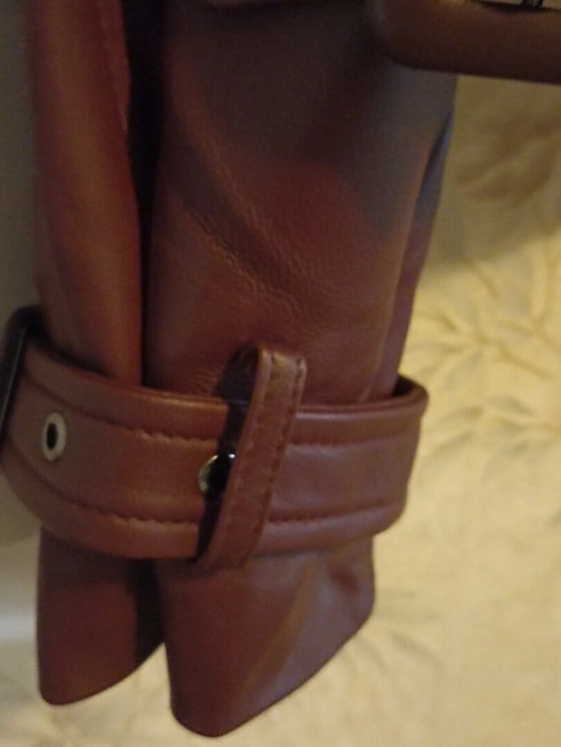 Customer photo review of Cherry Bomb Leather Jacket