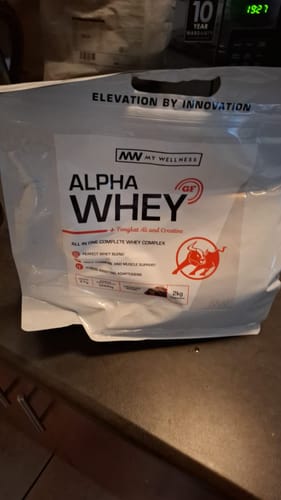 Customer photo review of My Wellness Alpha Whey 2kg