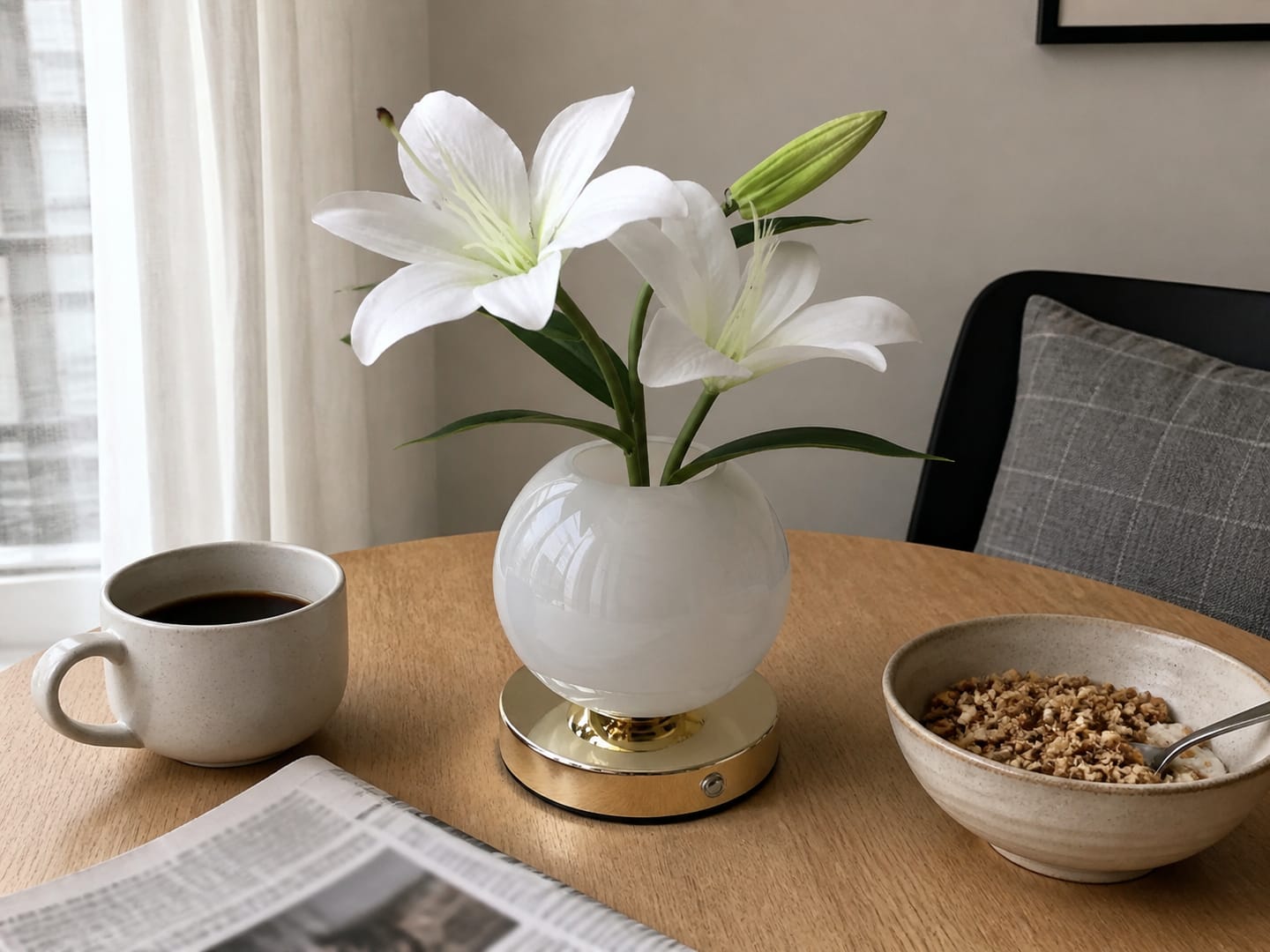 Customer photo review of Lily Bloom Lamp