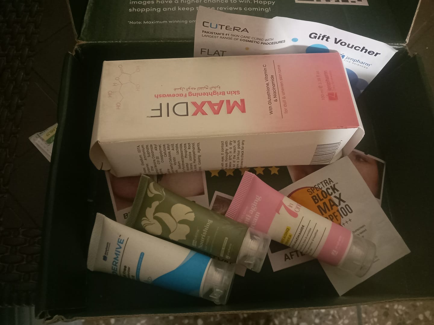 Customer photo review of Maxdif Facewash