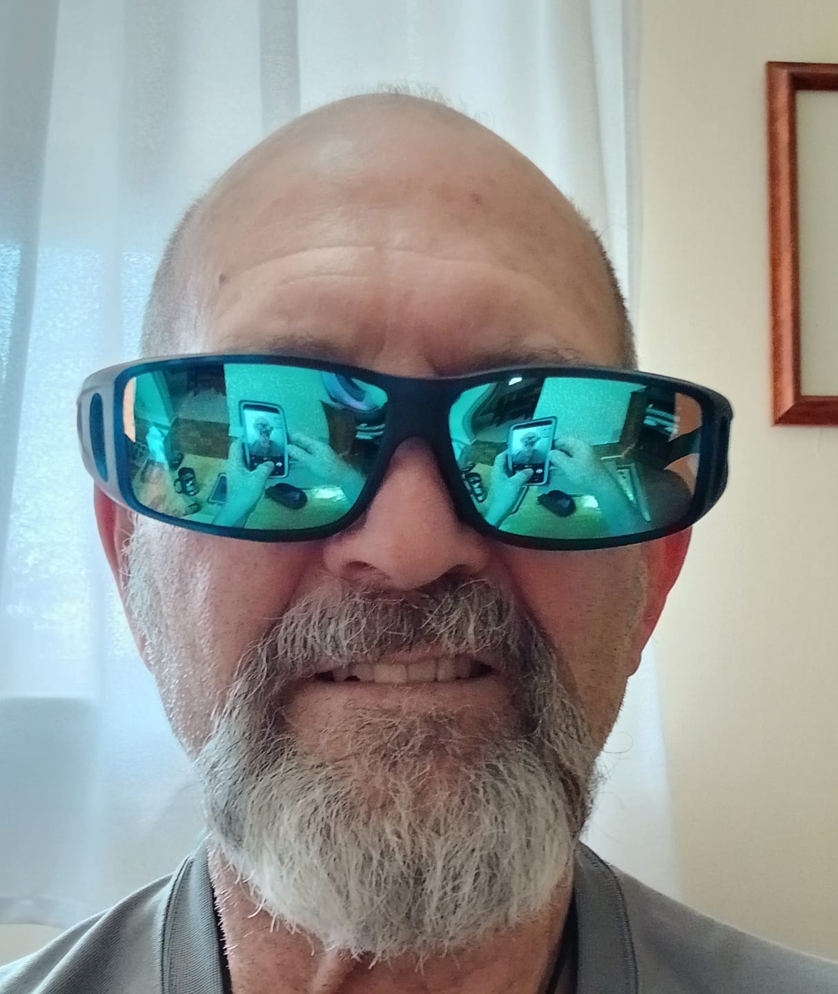 Customer photo review of OverShade™ Polarized Fit-Over Sunglasses