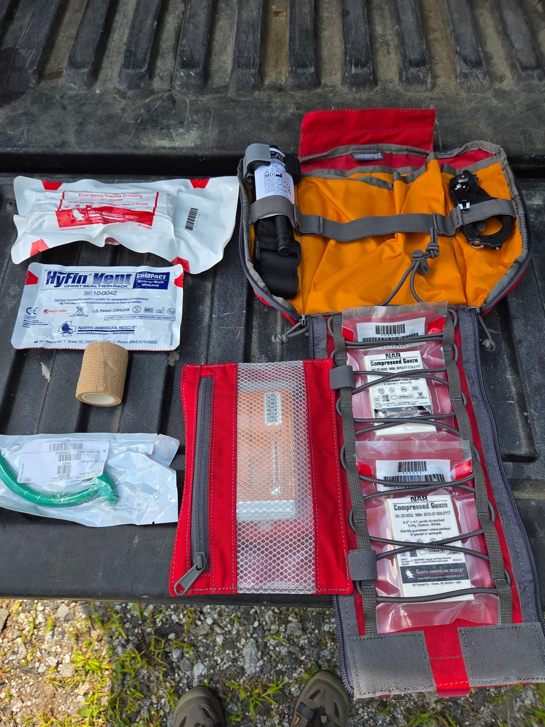 Customer photo review of Condor Small First Aid Kit | First Aid Kits | Medical Gear Outfitters