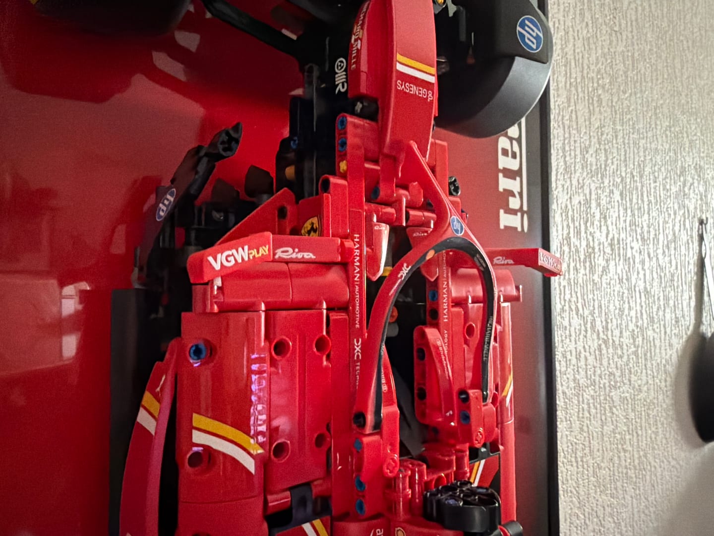 Customer photo review of Ferrari SF-24 Halo & Wing Mirror Upgrade (Compatible with LEGO Set 42207)