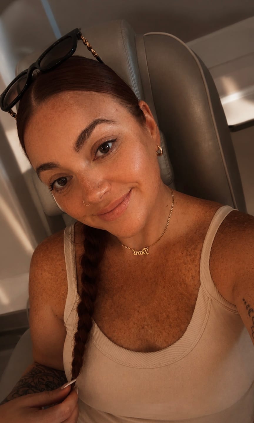 Customer photo review of Custom Name Necklace w/ Cuban Chain