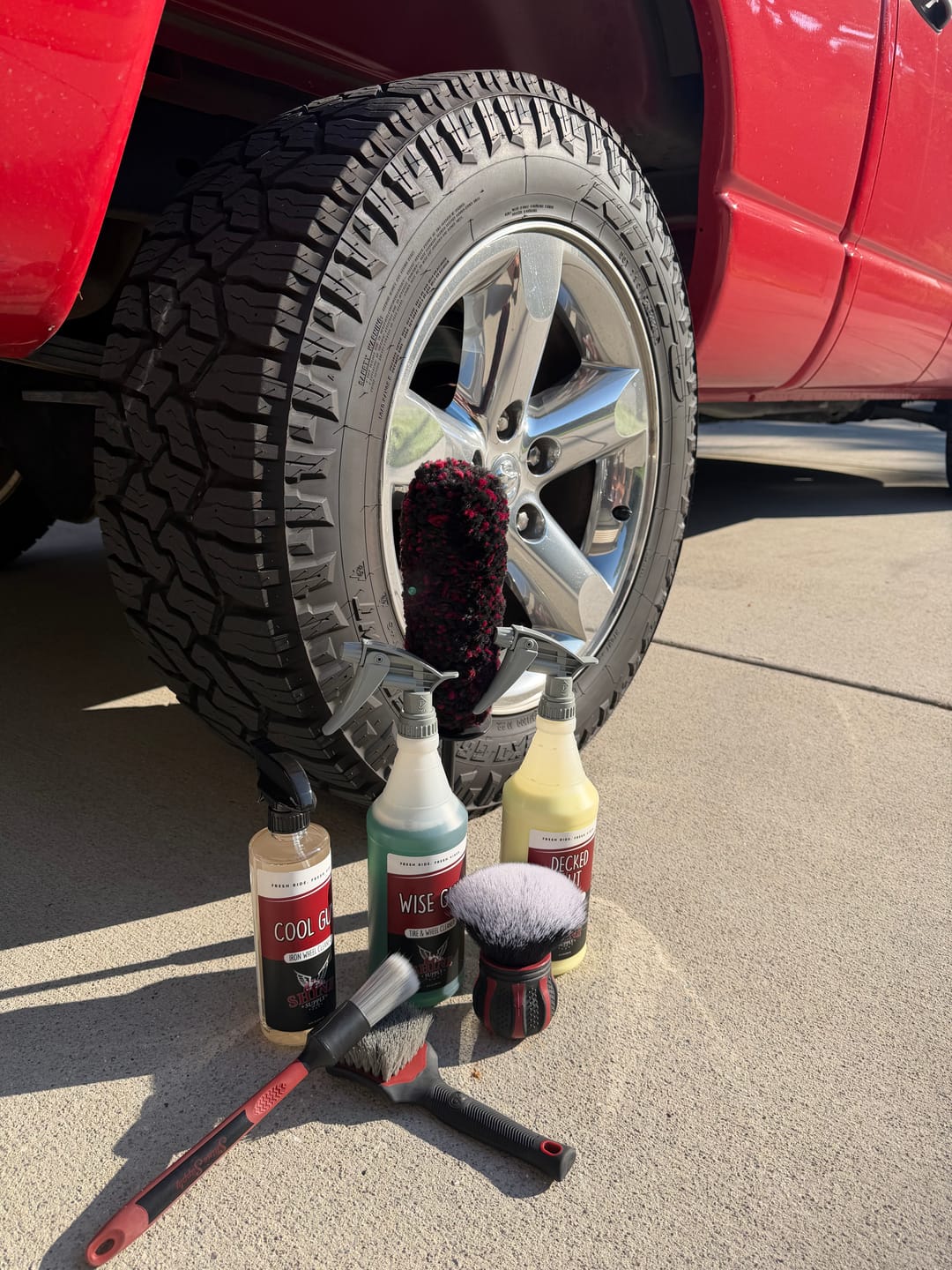 Customer photo review of Wheel & Tire Starter Kit
