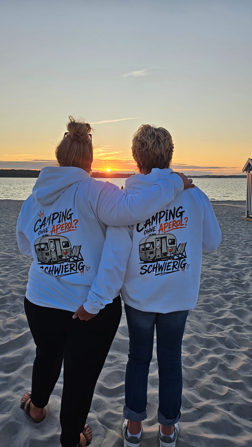 Customer photo review of Ohne Aperol - Rückendruck || Premium Hoodie unisex