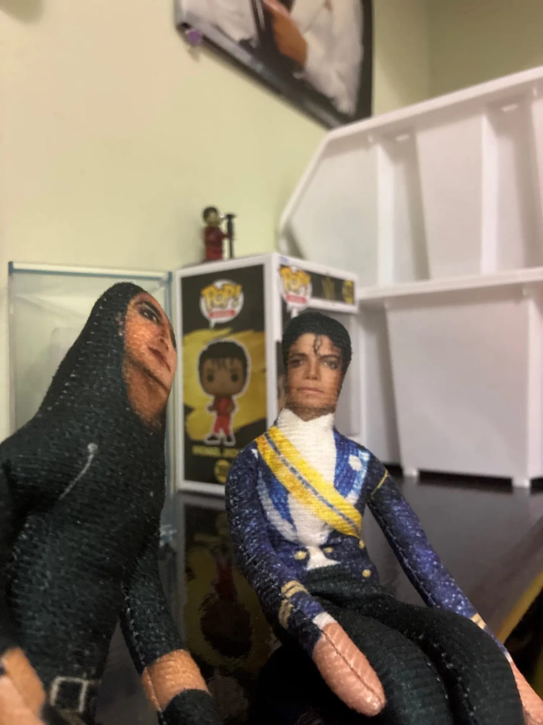 Customer photo review of Mini Michael Doll Plush