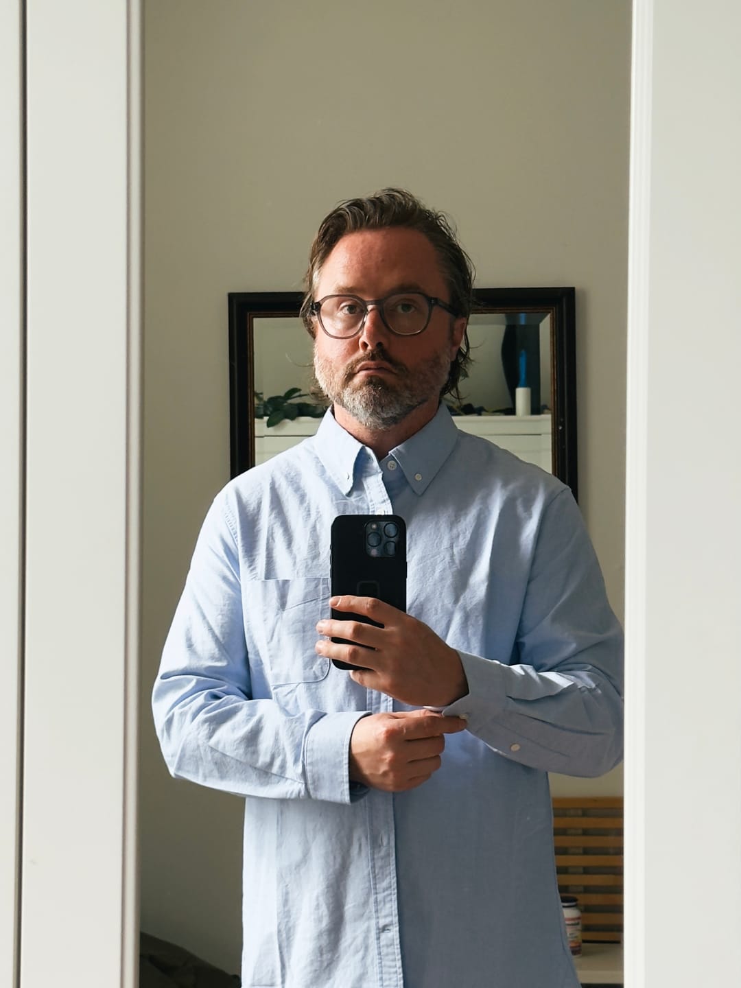 Customer photo review of Classic Button-Down Oxford Shirt