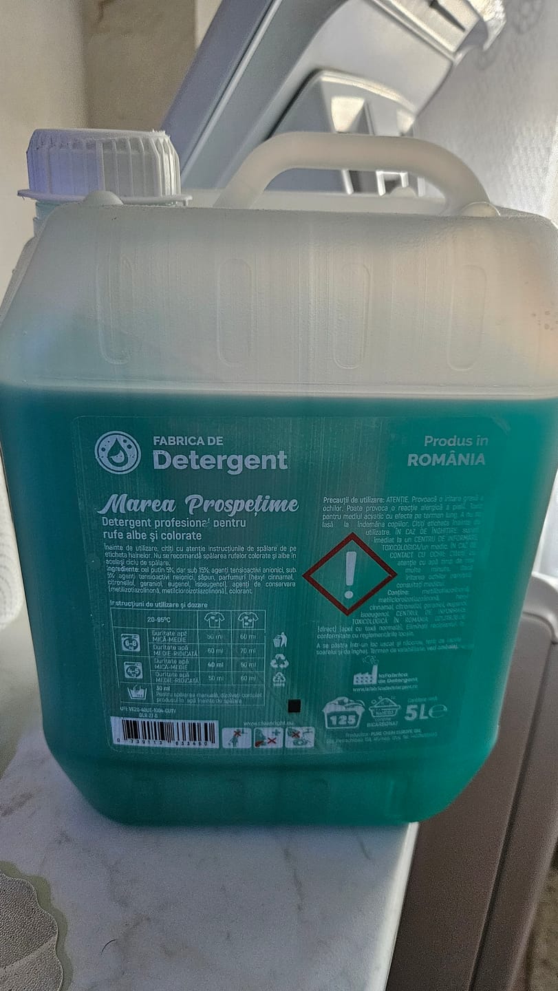 Customer photo review of Detergentul Marea Prospetime 5L
