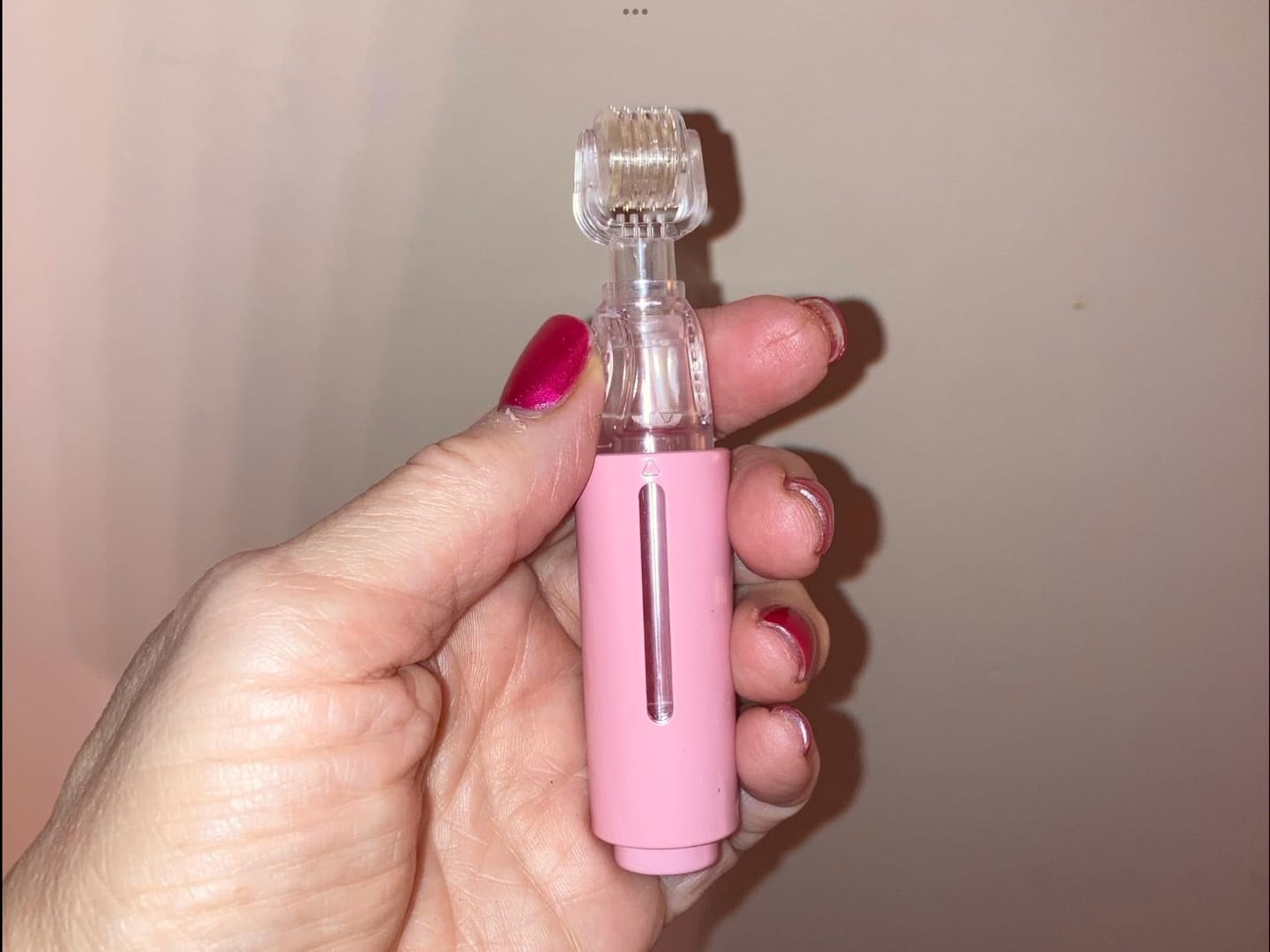 Customer photo review of Salutly • Rullo Microneedle Effetto Filler