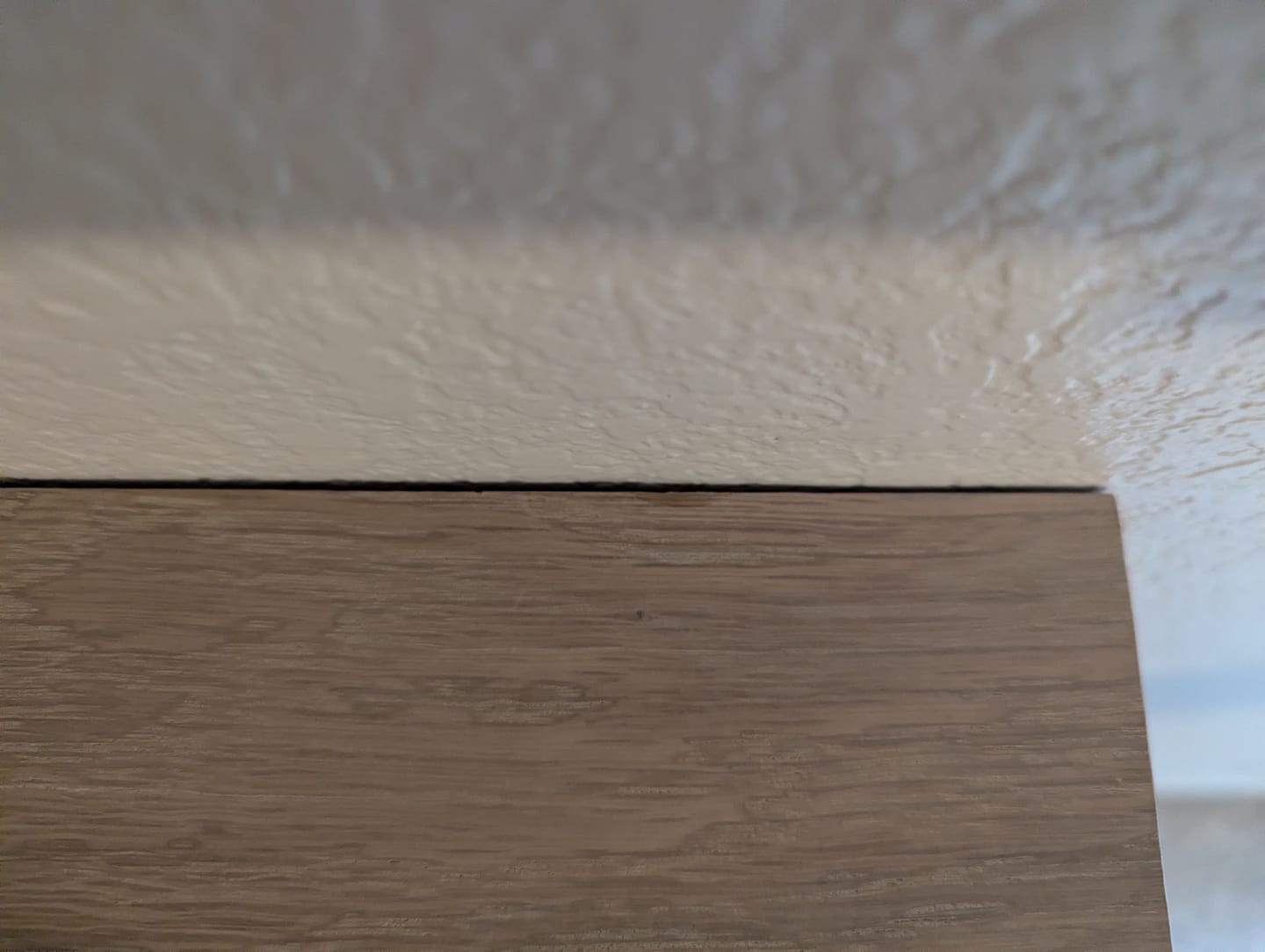 Customer photo review of White Oak Hardwood Floating Shelves