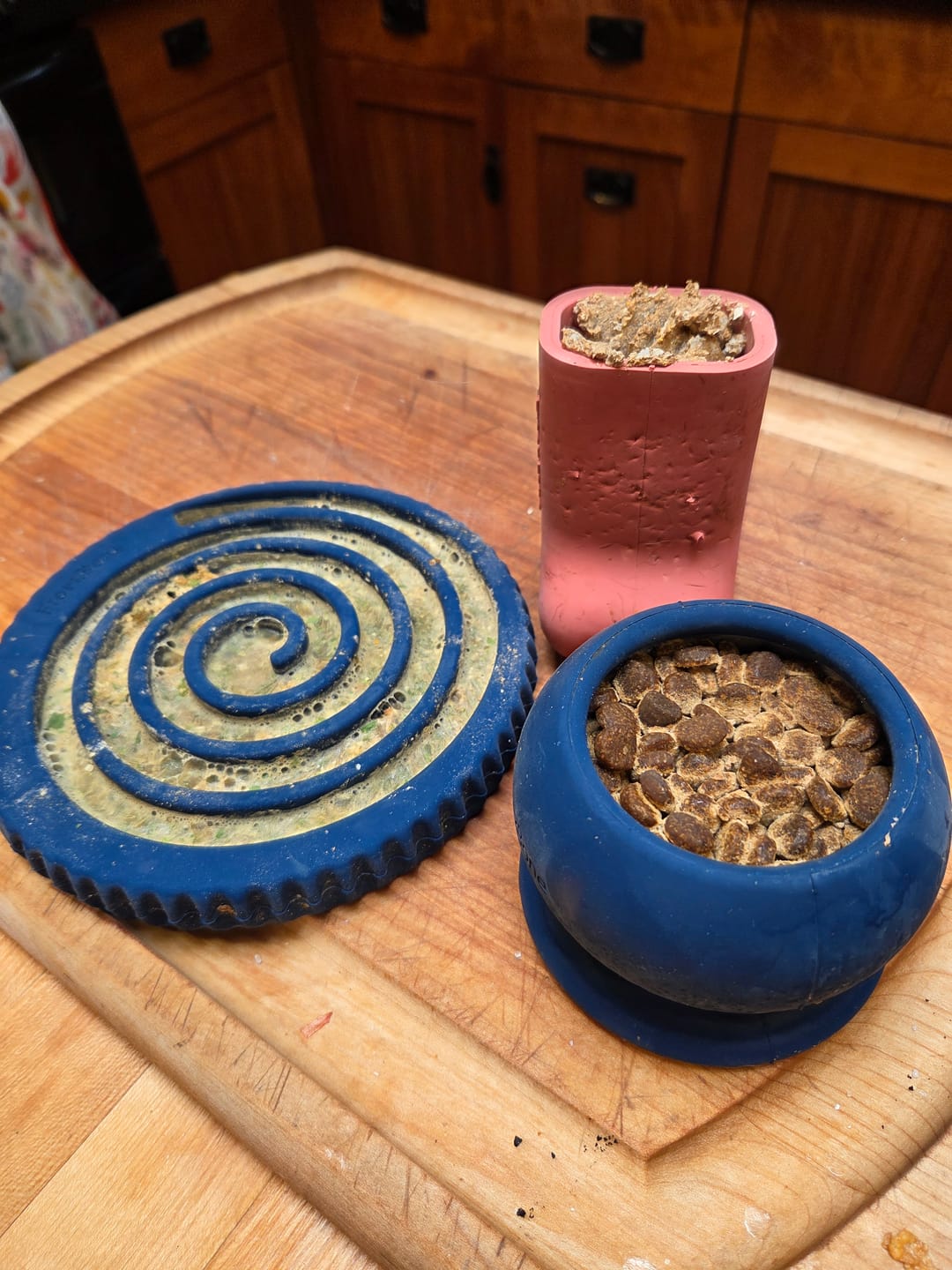 Customer photo review of Freezball - Durable Fillable Dog Chew Bone