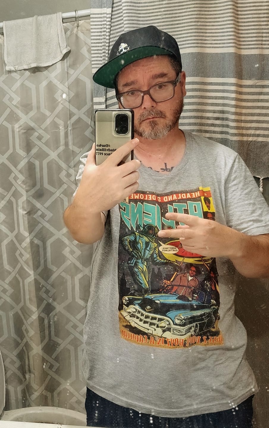 Customer photo review of ATLiens - 2 Dope Boys - Unisex Jersey T-Shirt