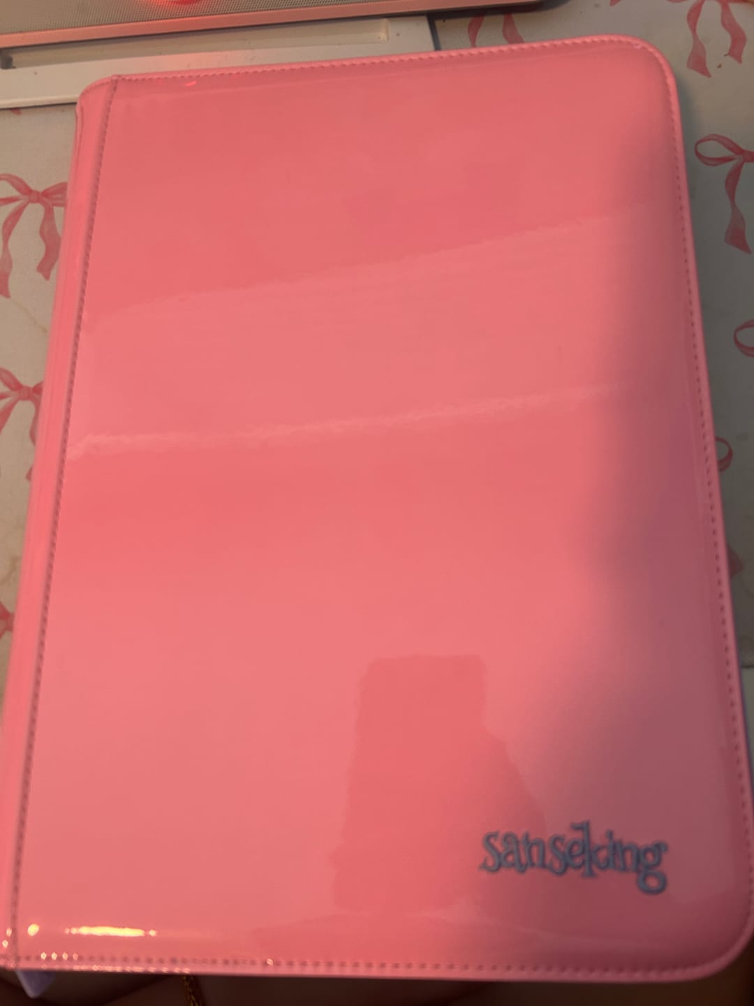 Customer photo review of Coral Binder Series PU Leather Zipper 9-Pocket