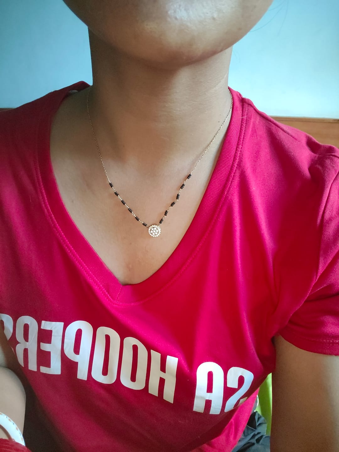 Customer photo review of Ekansha Diamond Mangalsutra