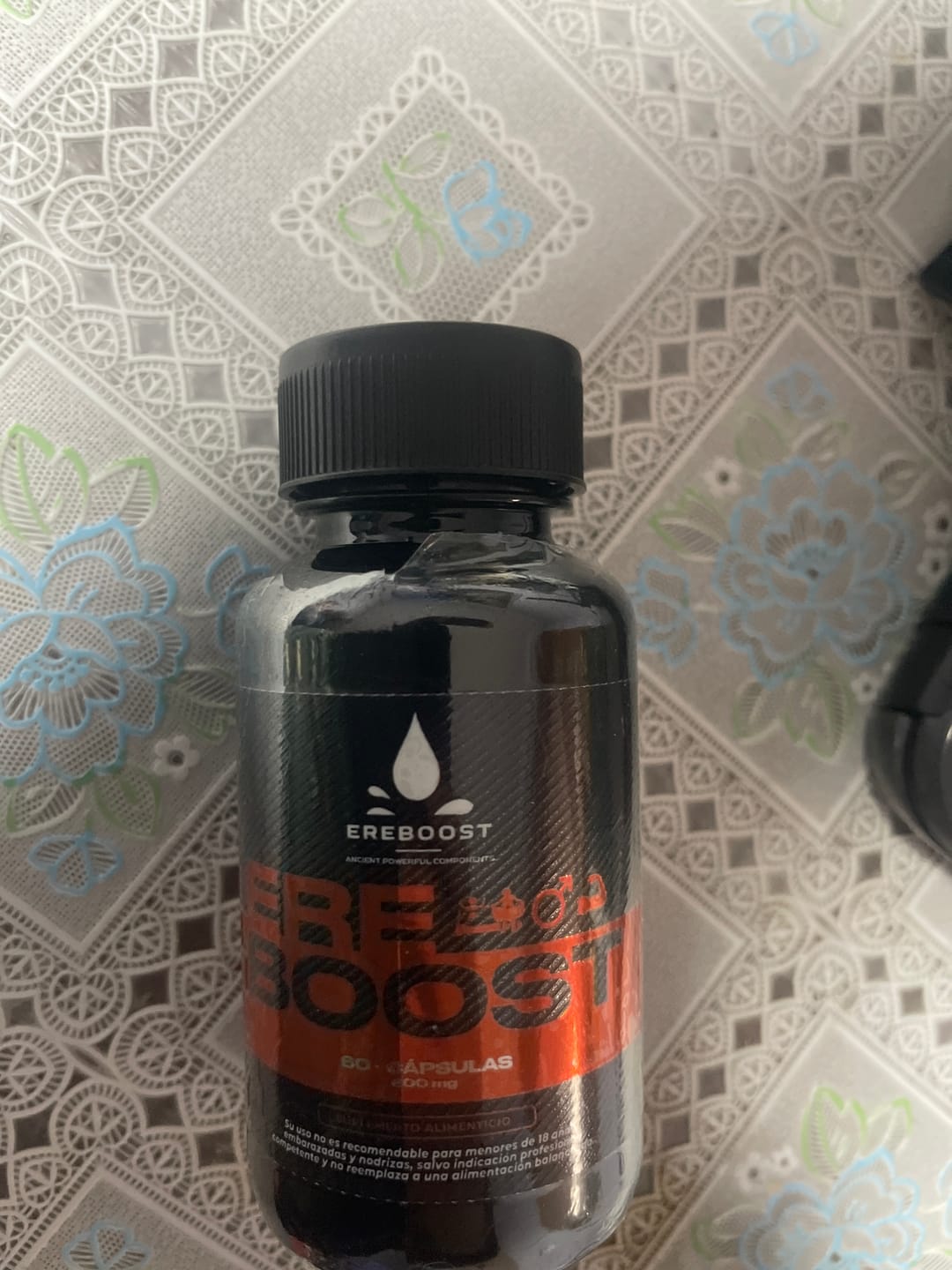 Customer photo review of EREBOOST | 60 Cápsulas